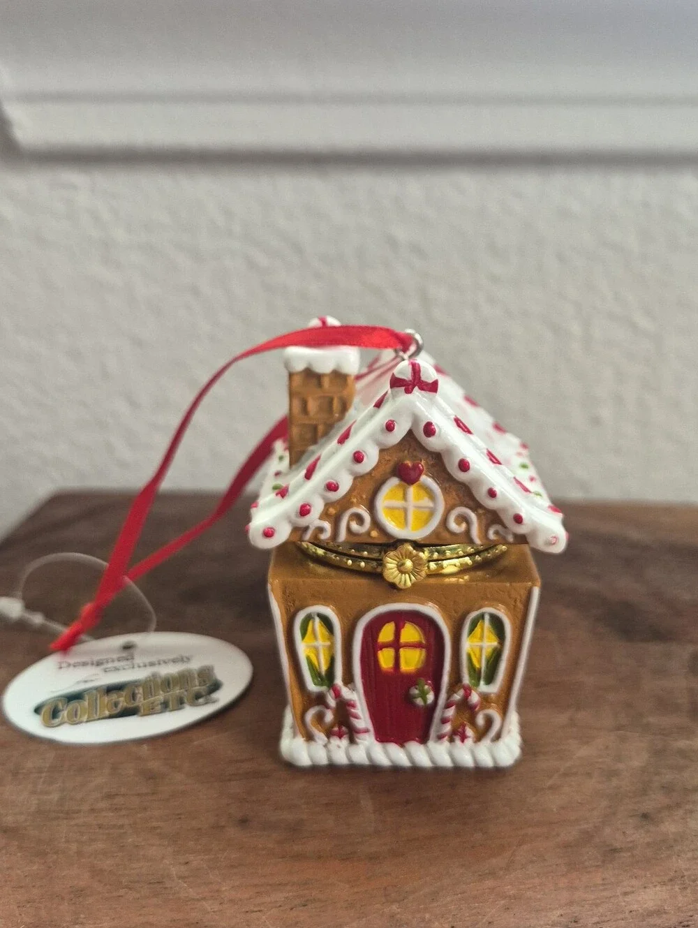 Gingerbreadhouse Trinket Box Ornament
